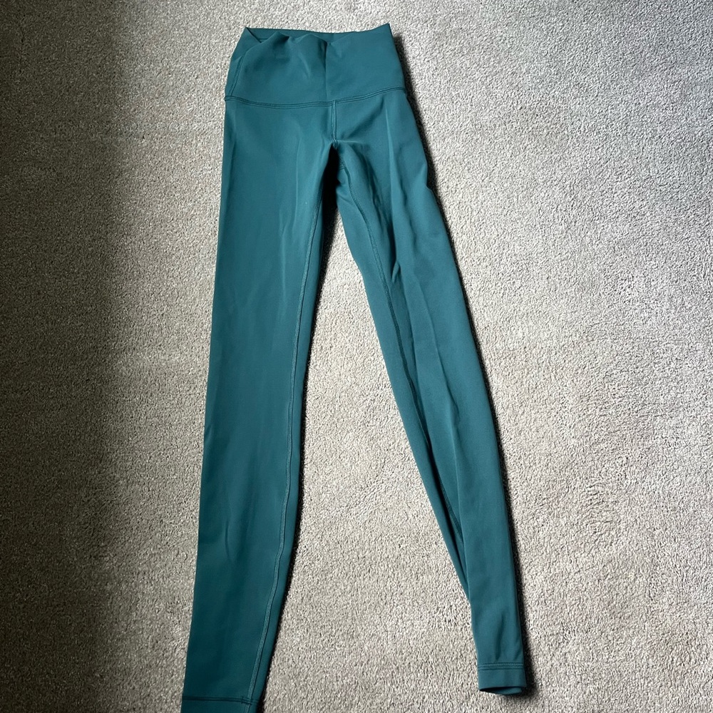 lululemon athletica Teal Leggings size 2